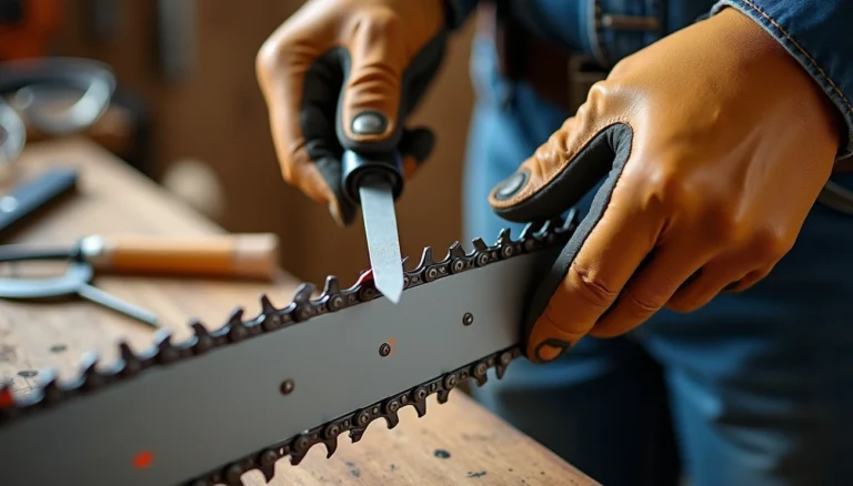 How to Sharpen Chainsaw Blade with File (The Correct Way)