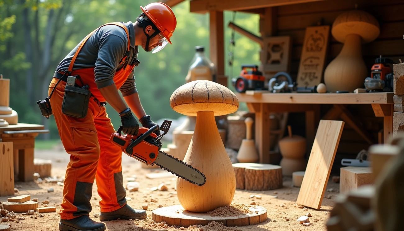 How to Carve With Chainsaw