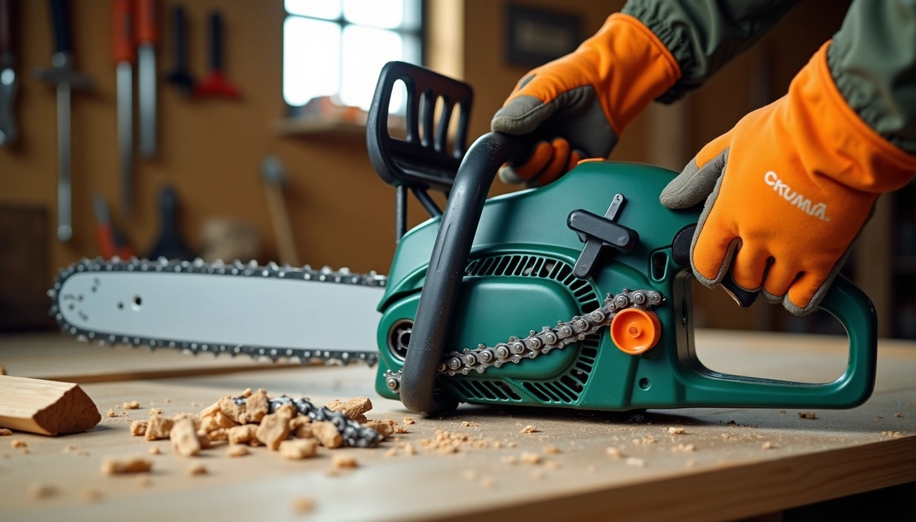 How to Put Chain Back on Chainsaw