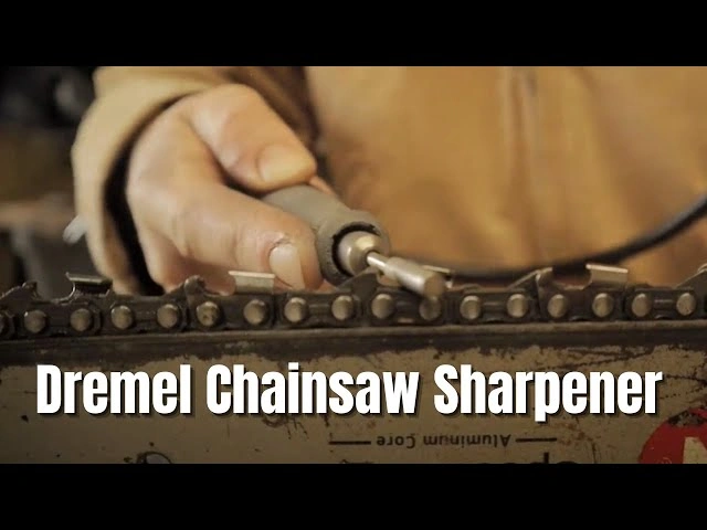 How to Sharpen a Chainsaw with a Dremel Tool